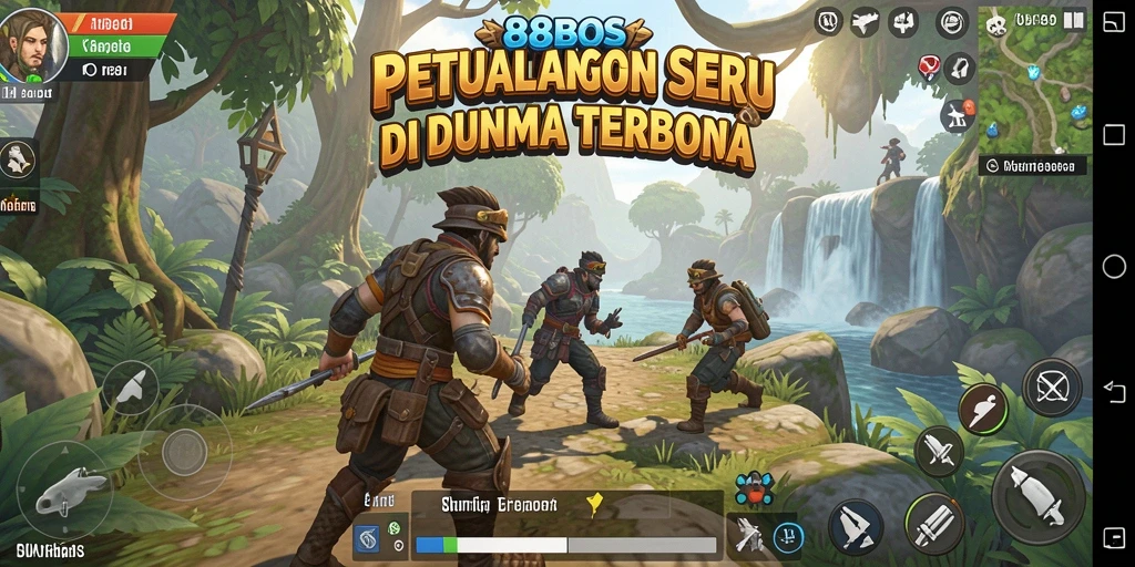 Tampilan gameplay seru dan mendalam dalam dunia terbuka 88BOS.