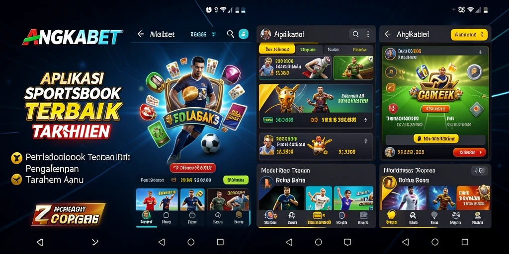 Tampilan menarik dalam aplikasi ANGKABET saat beraksi di taruhan olahraga.