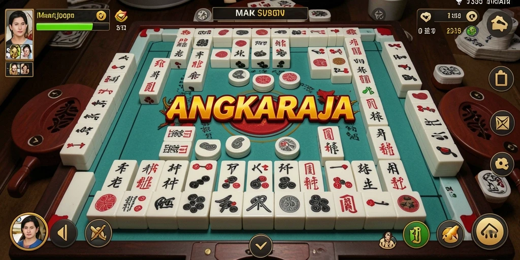 Screenshot utama memberikan gambaran gameplay menarik dari ANGKARAJA.