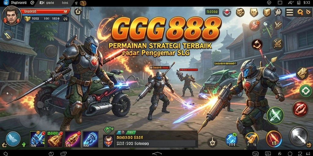 Tampilan utama gameplay GGG888 dengan aksi strategi seru.