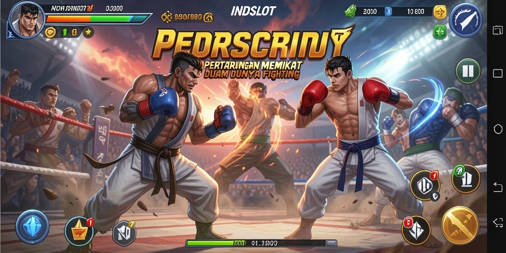 Gameplay menarik dengan pertarungan seru di INDSLOT.