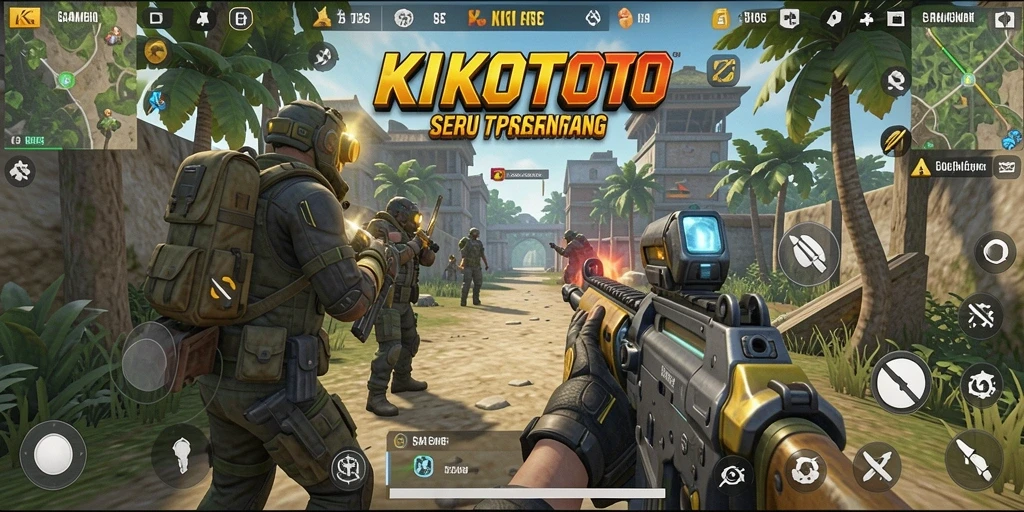 Tampak aksi seru dalam permainan TPS KIKOTOTO.