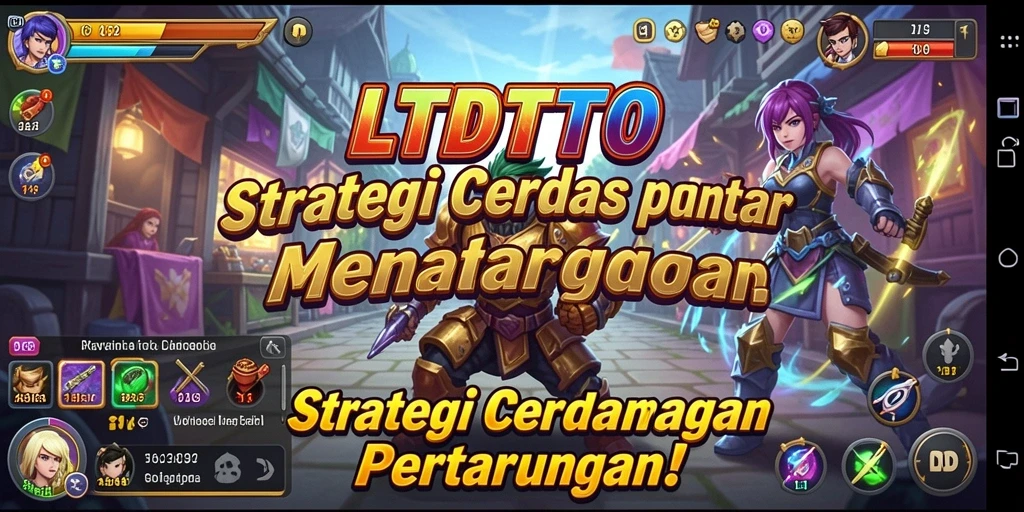 Screenshot utama LTDTOTO menampilkan aksi pertempuran strategis yang mendebarkan.