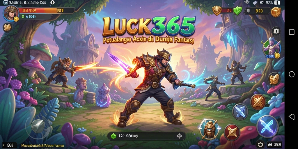 Tampilan gameplay ARPG yang seru dan mendebarkan di LUCK365.