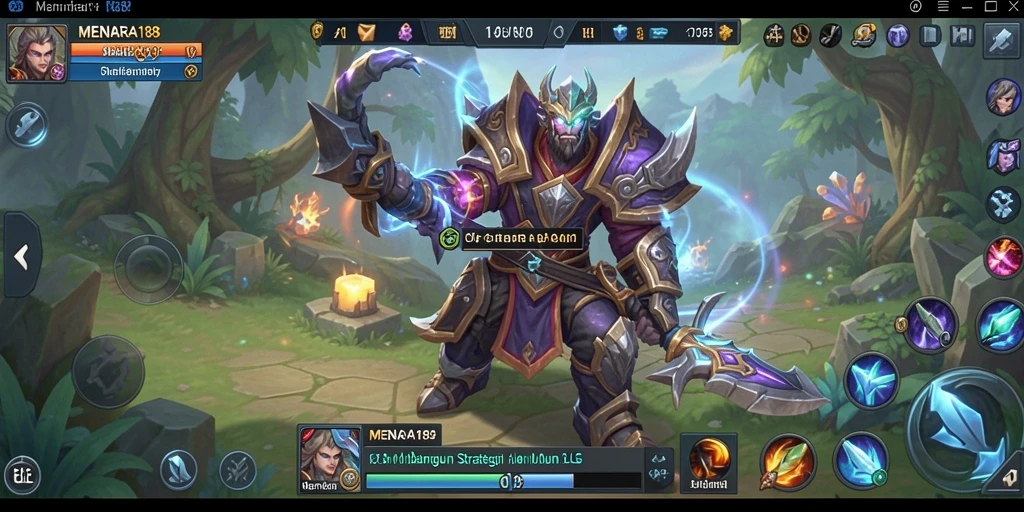 Tampilan gameplay mendebarkan dalam petualangan SLG.