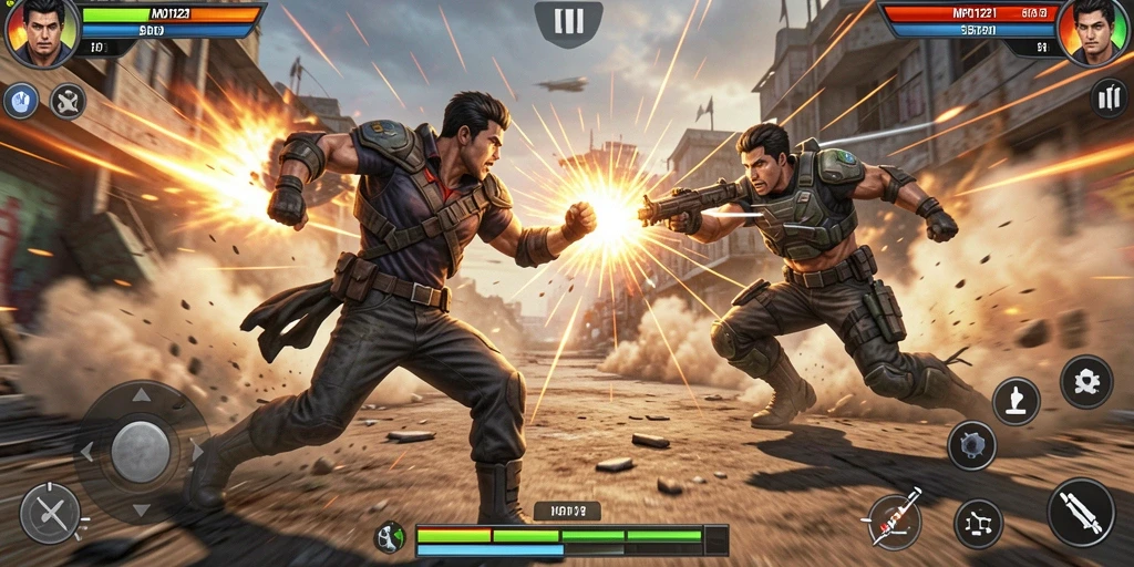 Tangkapan layar menampilkan aksi seru dalam gameplay MPO1221.