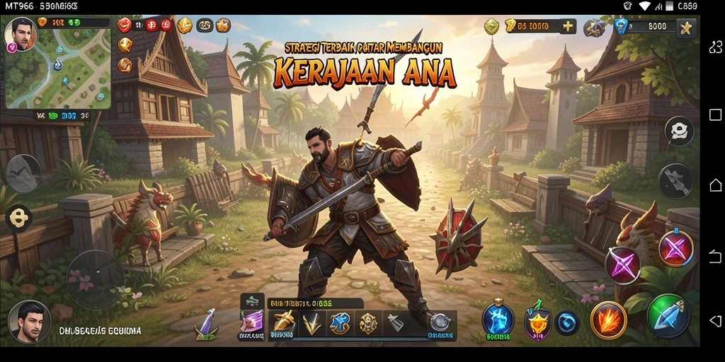Tampilan gameplay menarik dari MT966 yang menyoroti aspek SLG.