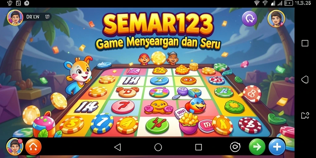 Screenshot gameplay SEMAR123 yang menampilkan suasana Bingo yang seru.