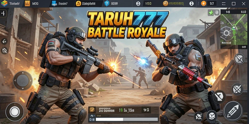 TARUH777 menampilkan aksi seru di arena Battle Royale yang mendebarkan.